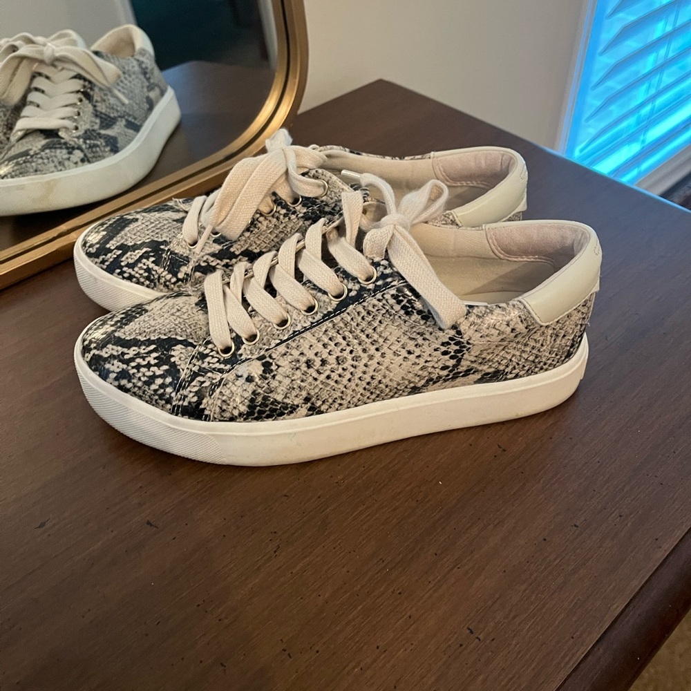 Snake Print Sneakers